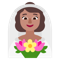Woman with Veil- Medium Skin Tone emoji on Microsoft